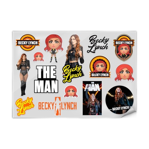 Wwe becky lynch - becky, stickers