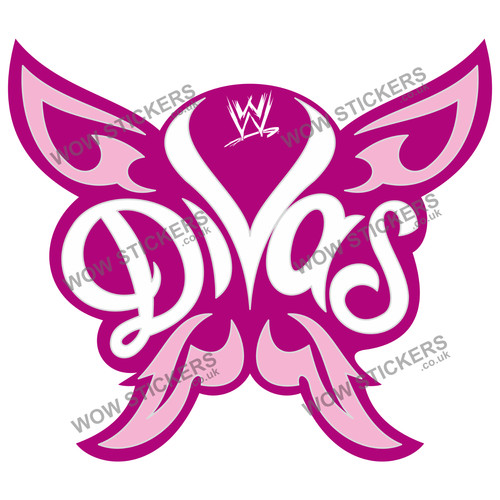 Divas wrestling sticker - sticker, decals
