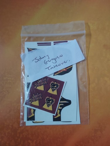 Elite johnny gargano decals - johnny,