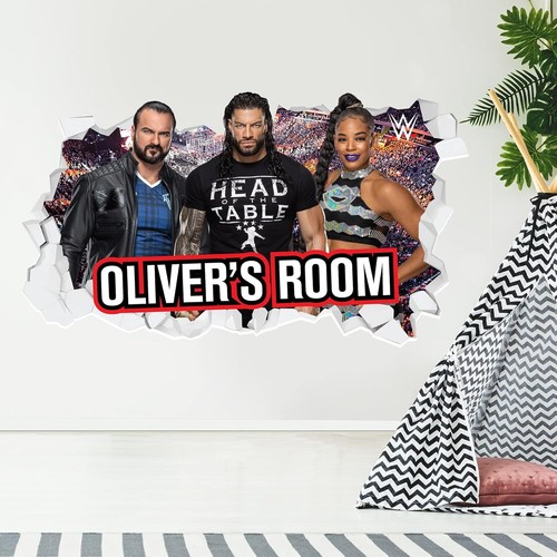 Wwe wall decal - wall, personalised