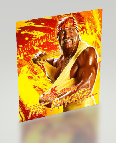 Wwf decal sticker hulk hogan - wwf,