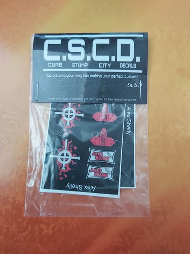 Elite alex shelley mcmg decals - elite,