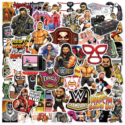Wrestling sticker set - wrestling,